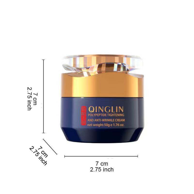 QINGLIN Polypeptide Tightening Anti-Wrinkle Cream, Firming and Smoothing Face Moisturizer, Lift & Hydrate Full Face for Youthful Skin, 1.76 oz