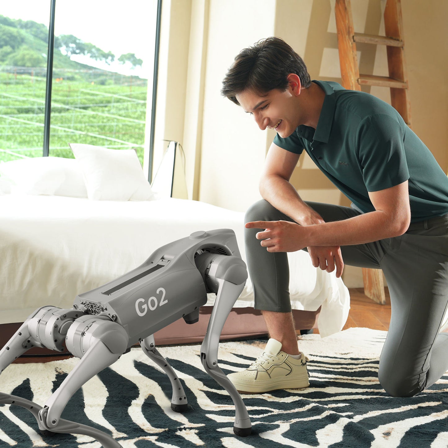 Unitree Go2 Intelligent 4-Legged Design Dog Robot Electronic Robotic Dog Companion Robot