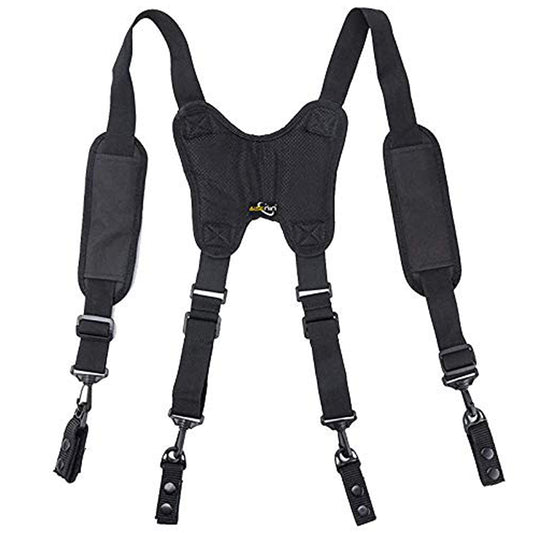 AISENIN Nylon Duty Belt Suspenders Law Enforcement Police Suspenders for Duty Belt