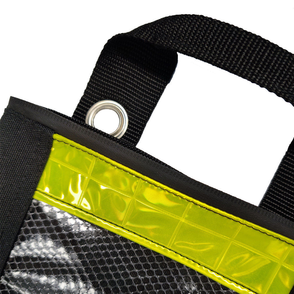 AISENIN Zipper Tool Pouch Zippered Small Tool Bag with Handle and Mesh Window