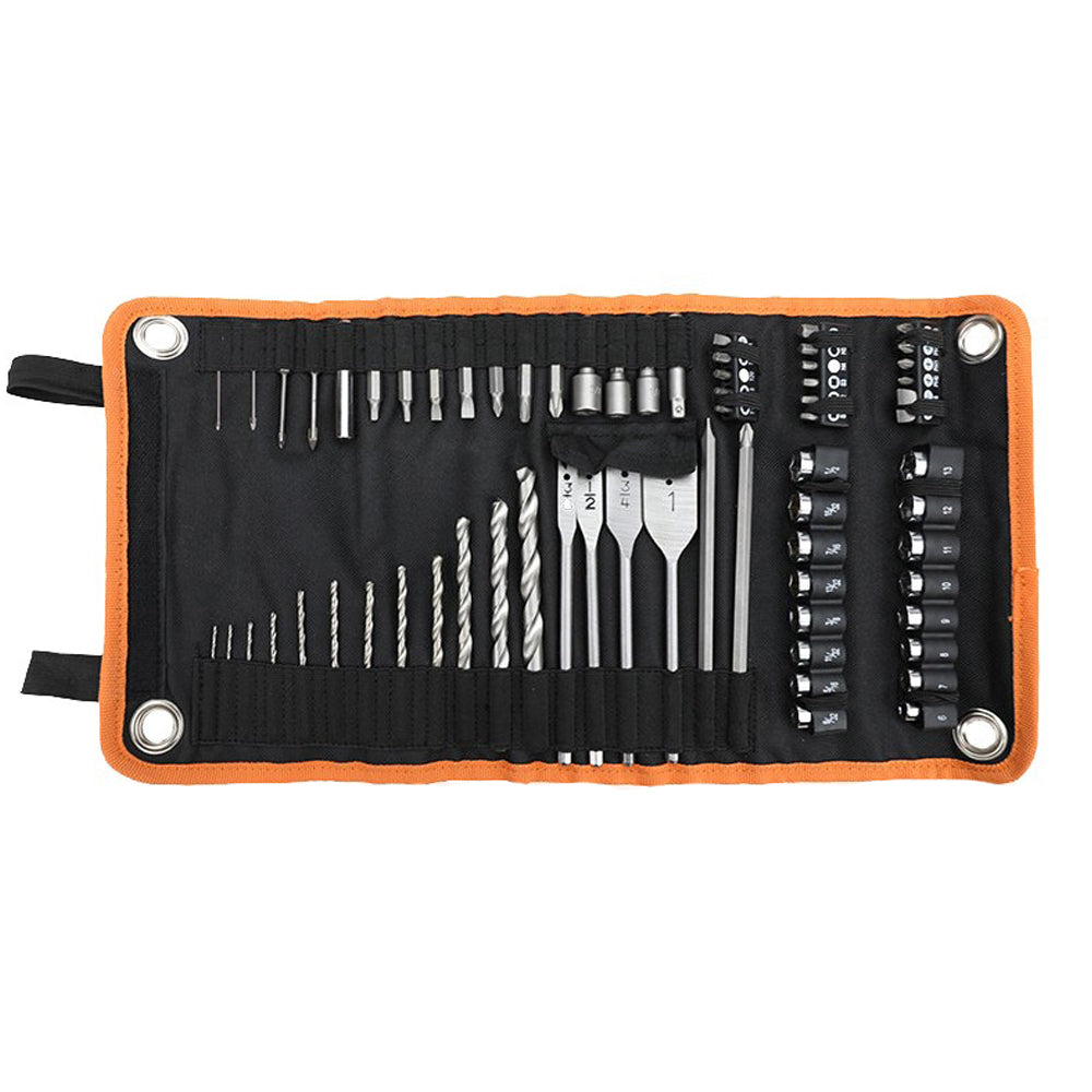 AISENIN Tool Roll Organizer Rolling Tool Bag Pouch for Drill Bits, Socket Set