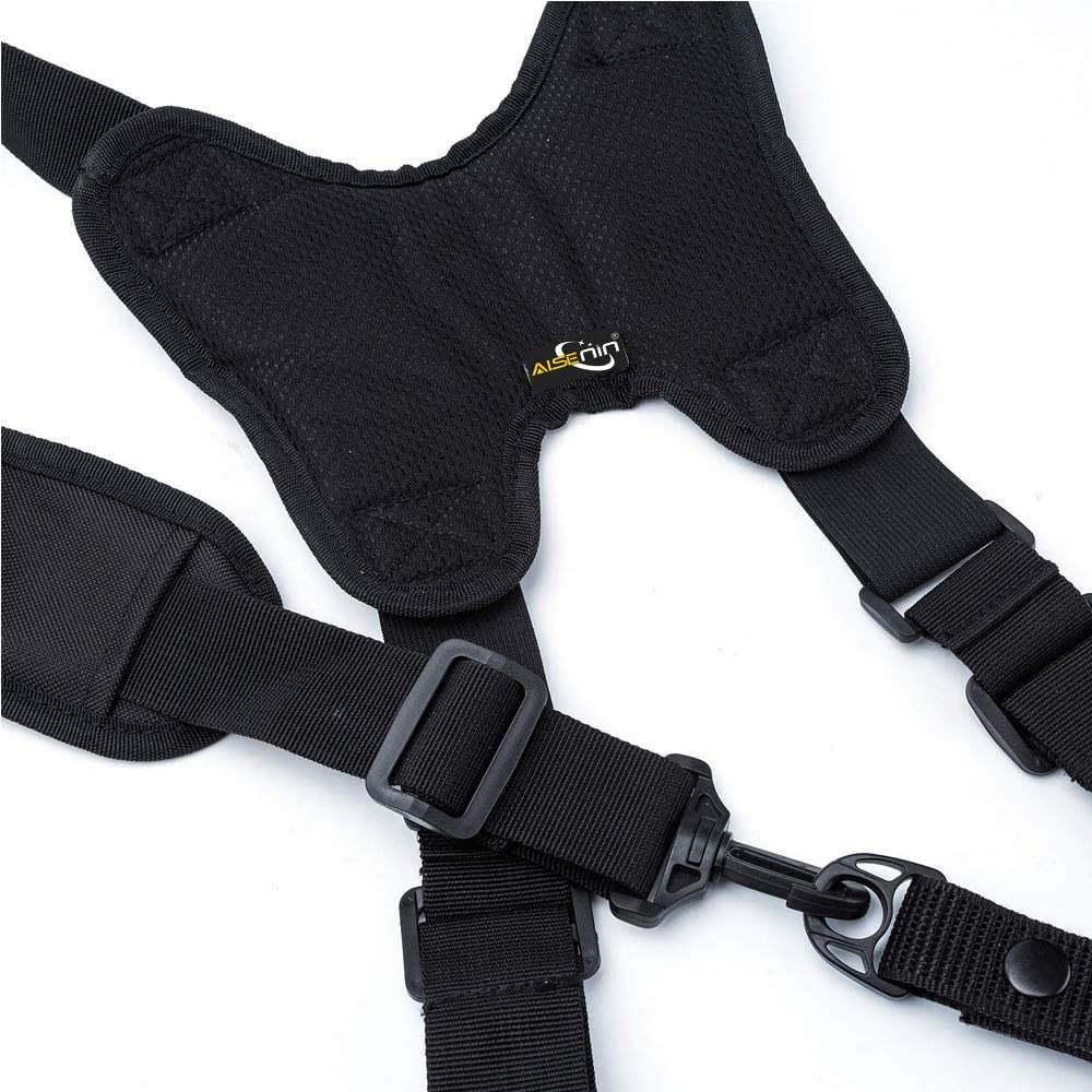 AISENIN Nylon Duty Belt Suspenders Law Enforcement Police Suspenders for Duty Belt