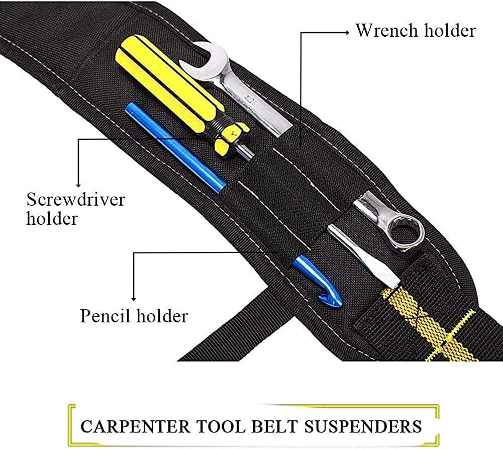 AISENIN Tool Belt Suspenders Harness- Heavy Duty Work Suspenders for Men