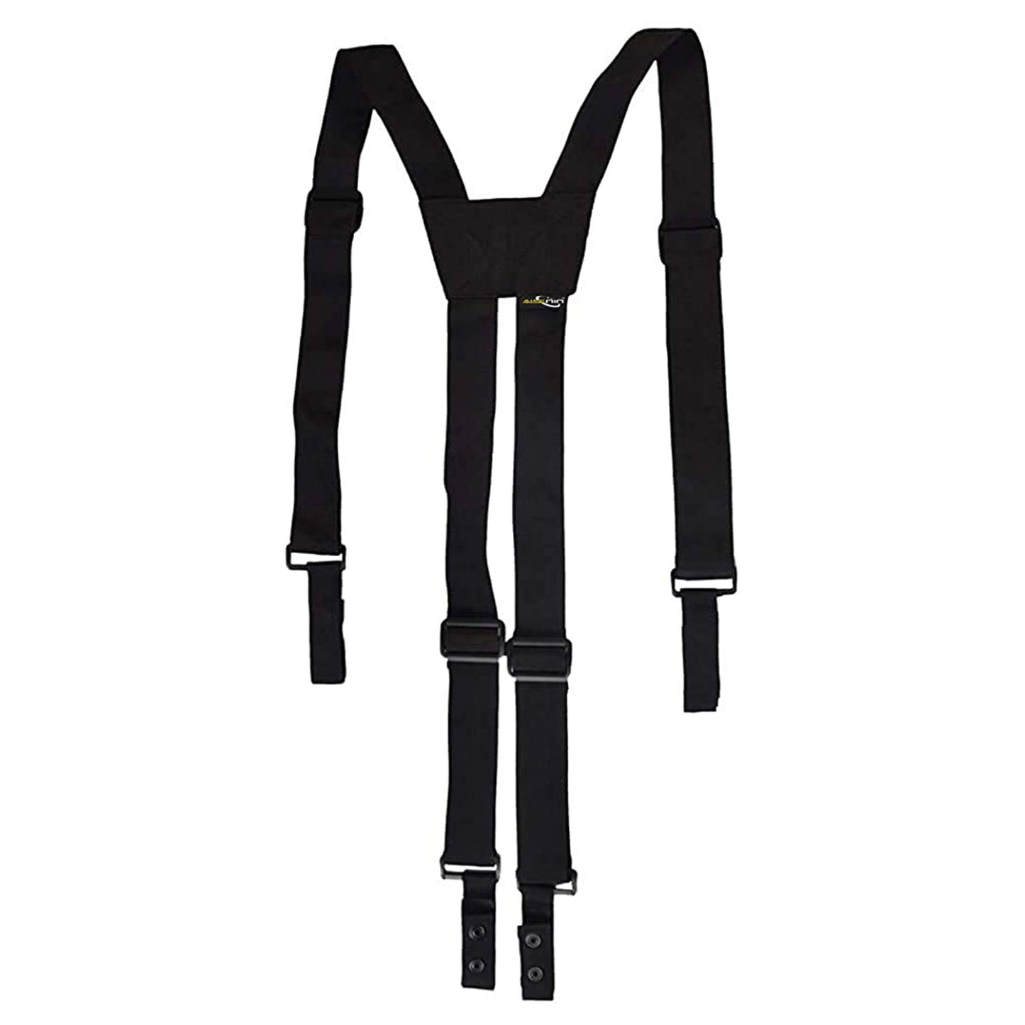 AISENIN Nylon Police Suspenders for Duty Belt, Tactical Duty Belt Harness For Duty Belt, 4 Loop Attachment,Black