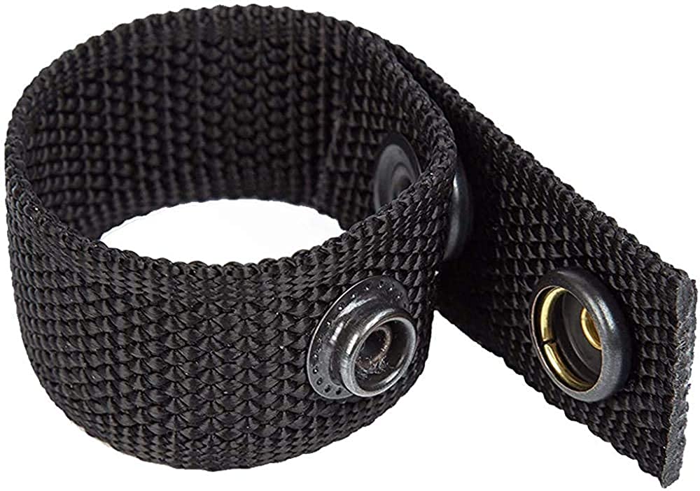 AISENIN Nylon Belt Keepers for Duty Belt , Police Belt Keepers with Double Snaps for 2¼" Wide Belt , Duty Belt Keeper