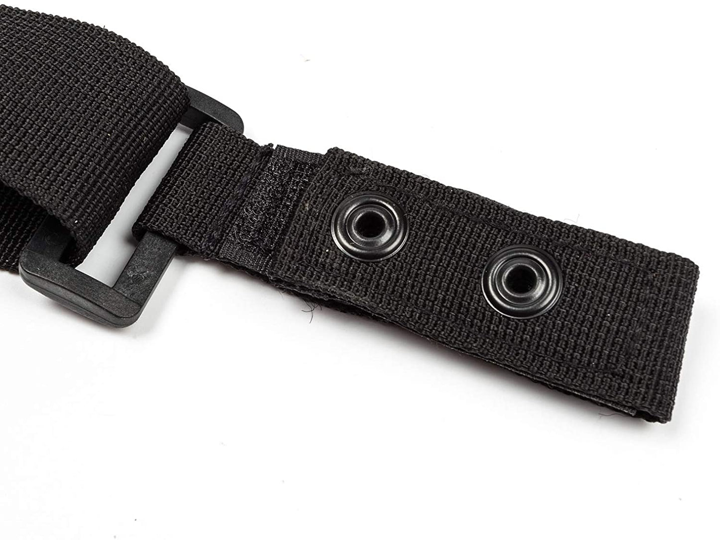 AISENIN Nylon Police Suspenders for Duty Belt, Tactical Duty Belt Harness For Duty Belt, 4 Loop Attachment,Black