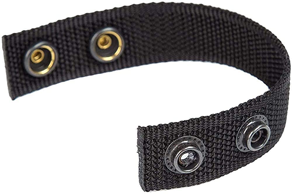 AISENIN Nylon Belt Keepers for Duty Belt , Police Belt Keepers with Double Snaps for 2¼" Wide Belt , Duty Belt Keeper