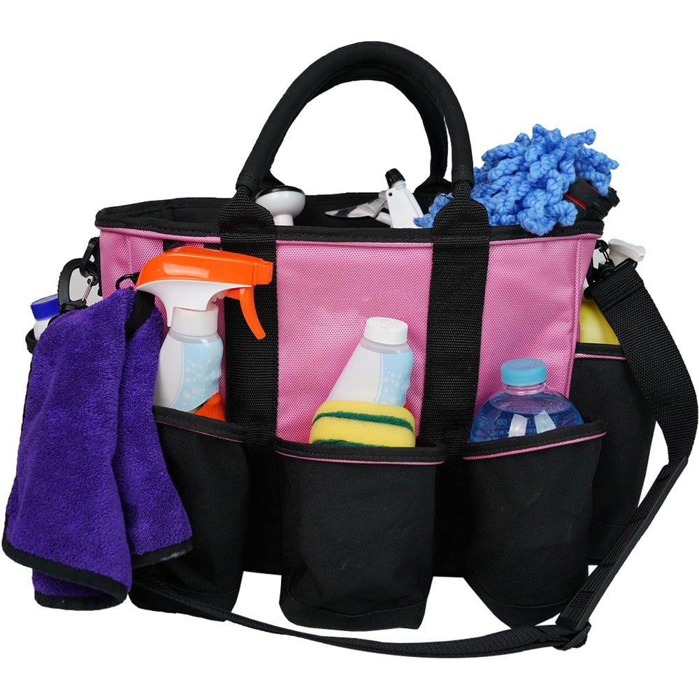 Cleaning Caddy Supply Tool Bag with Shoulder Strap Tool Tote Organizer Electrician HVAC Tool Bag