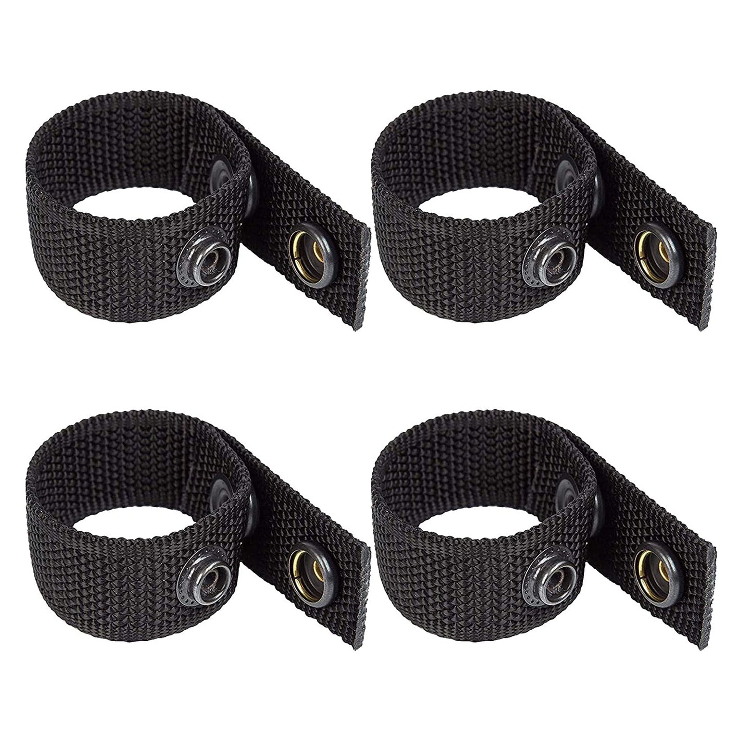 AISENIN Nylon Belt Keepers for Duty Belt , Police Belt Keepers with Double Snaps for 2¼" Wide Belt , Duty Belt Keeper
