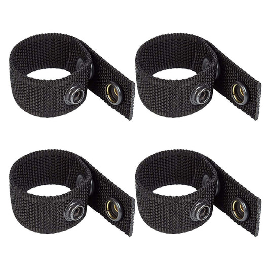 AISENIN Nylon Belt Keepers for Duty Belt , Police Belt Keepers with Double Snaps for 2¼" Wide Belt , Duty Belt Keeper
