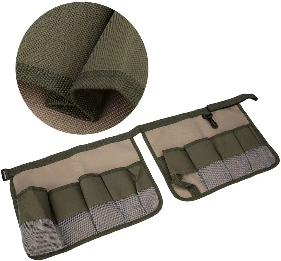 Garden Tool Bucket Bag Gardening Organizer Tote with Adjustable Belt Waist Hanging Pouch Organizer Garden Caddy