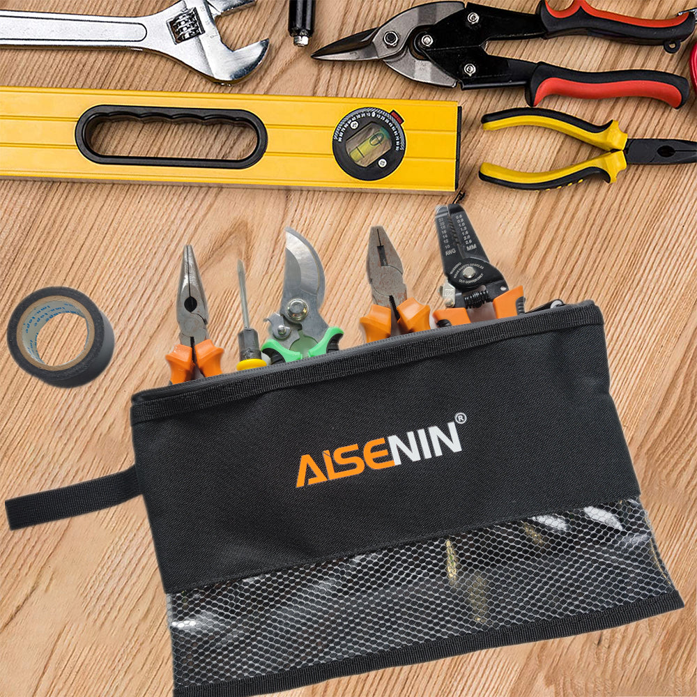 AISENIN Zipper Tool Pouch Small Tool Bag Organizer Multipurpose Tool Bag Carry Case For Small Tools