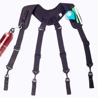 AISENIN Tactical Suspenders Tactical Duty Belt Harness Padded Tool Belt Suspenders