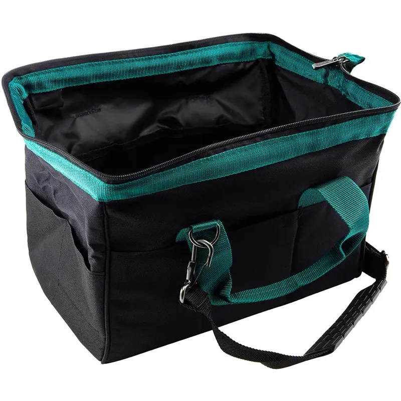 13 Inch Portable Tool Bag With Waterproof Construction Multiple Pockets Tool Storage and Organizer